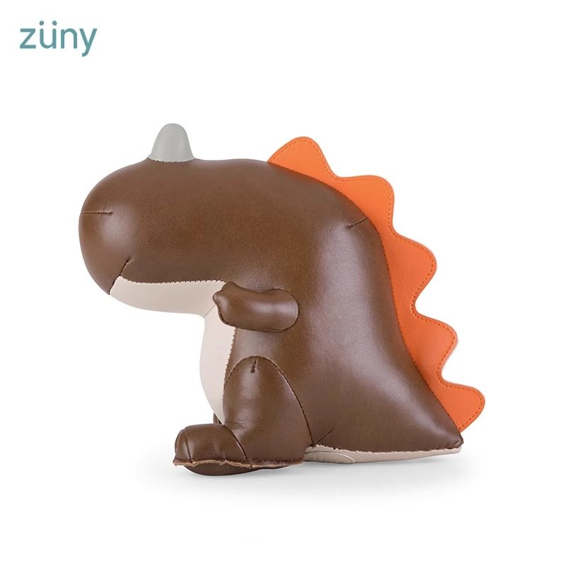 zuny正品动物摆件恐龙公仔纸镇书挡中型生日礼物礼品