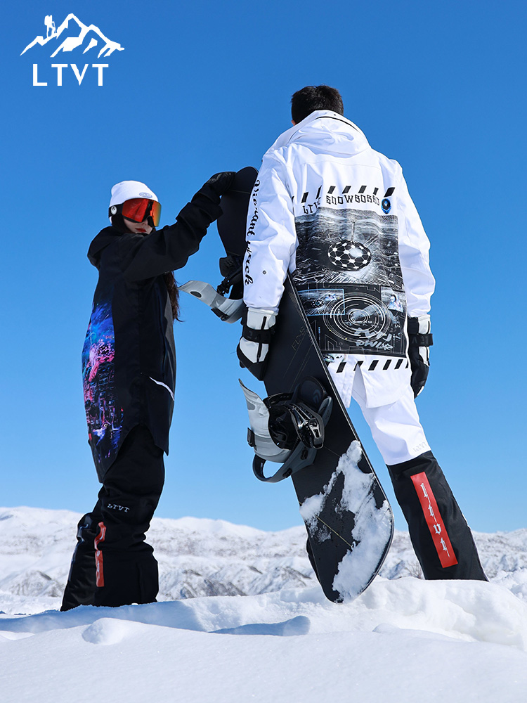 23背带裤专业滑雪服套装女男情侣新款潮韩国单板双装备全套防水风