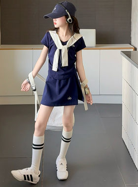 女童套装裙2026新款儿童裙子小孩衣服洋气女孩短袖夏季女大童夏装