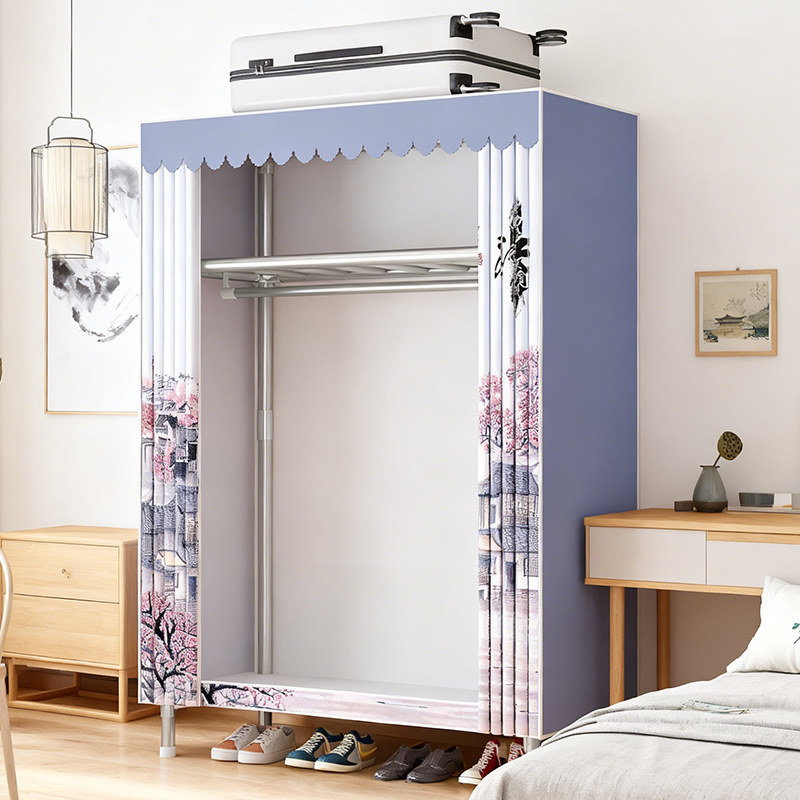 挂衣架落地卧室简易衣服收纳架子