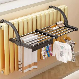 暖衣片晾衣架专用晾晒置物神器不锈钢烘干晾衣袜子衣服晒衣的挂架