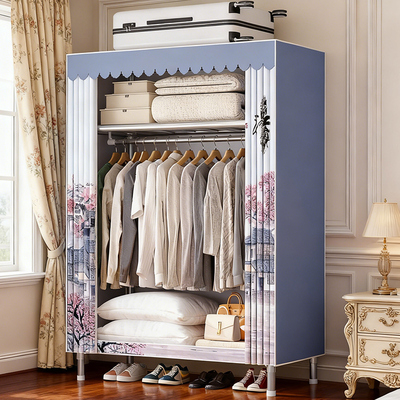 挂衣架落地卧室简易衣服收纳架子