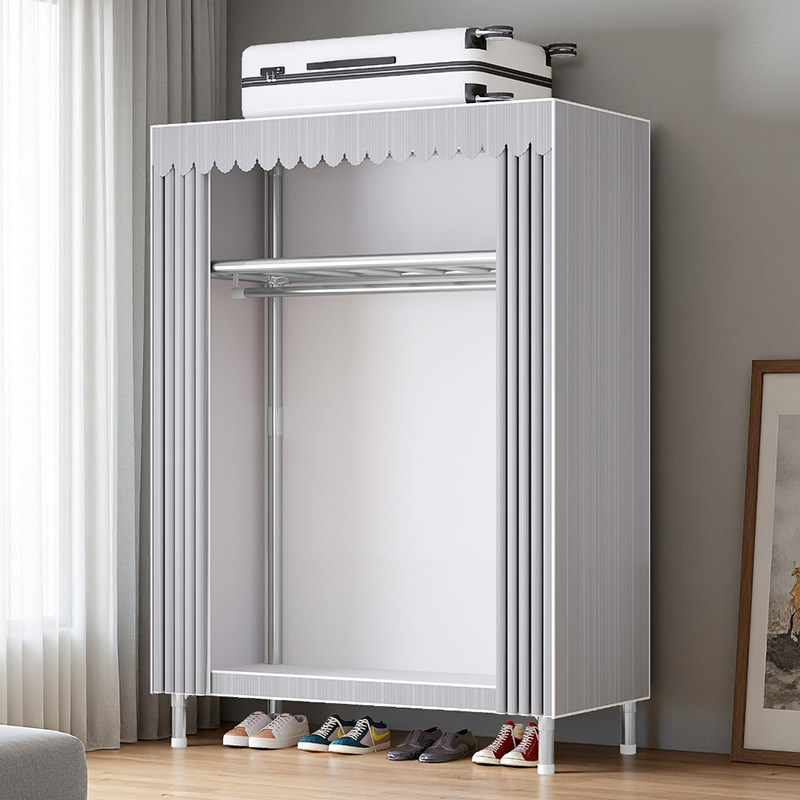 挂衣架落地卧室简易衣服收纳架子