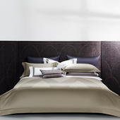 欧式 高档140支双股长绒棉四件套轻奢色织提花床单被套床上用品