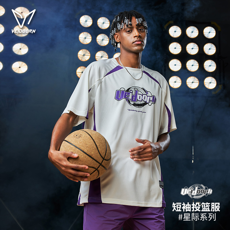 维动短袖星际投篮服T恤男美式篮