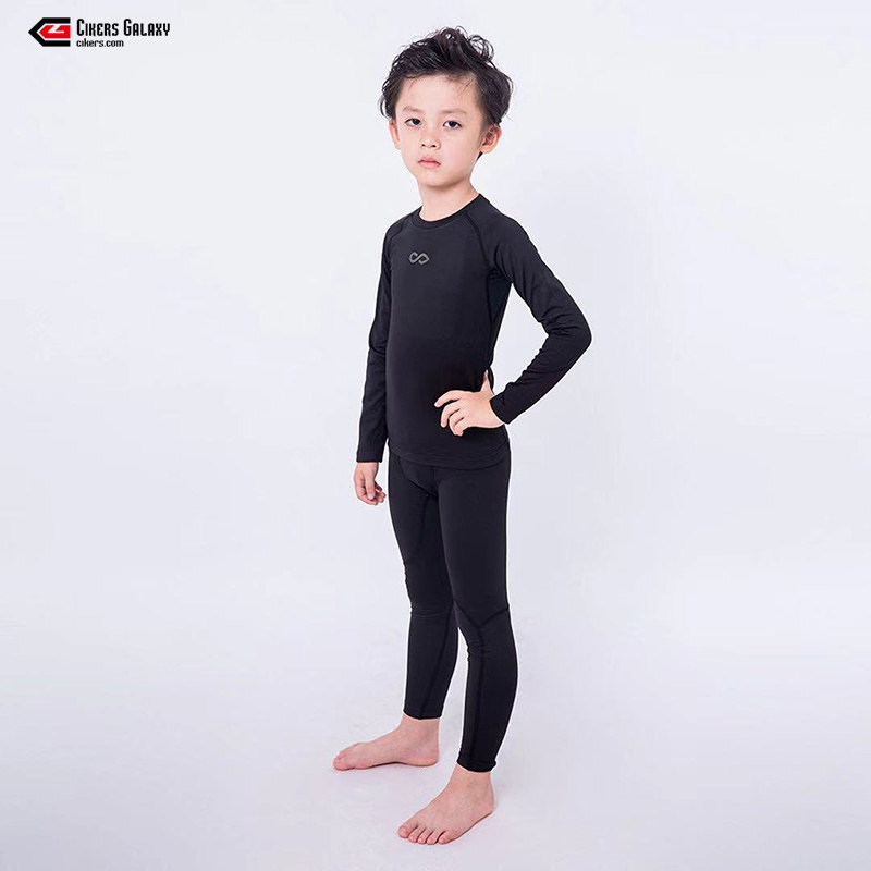 cg赛客儿童紧身衣加绒青少年保暖
