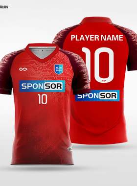 赛客cikers足球服定制男子短袖训练服GW2023全透气足球比赛队服