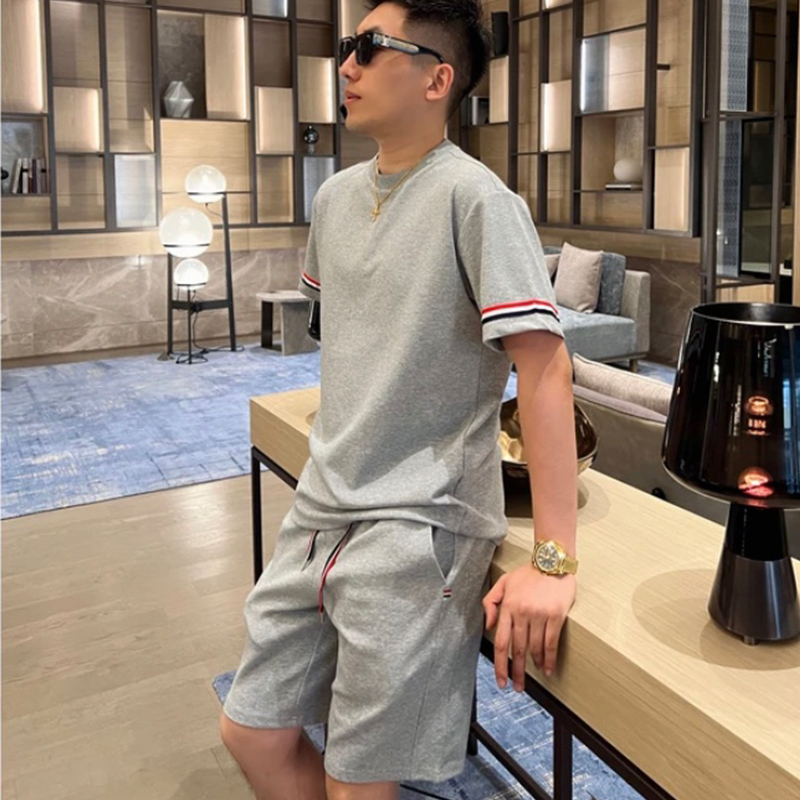 休闲运动套装男夏季2025