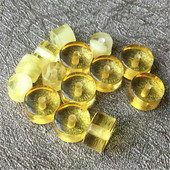 天然波罗 海琥珀蜜蜡俄料金绞蜜隔片老型珠 隔珠配件663