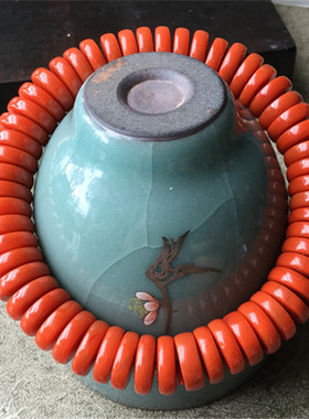 宝钰轩四川南红玛瑙满肉纯色柿子药片隔片手串