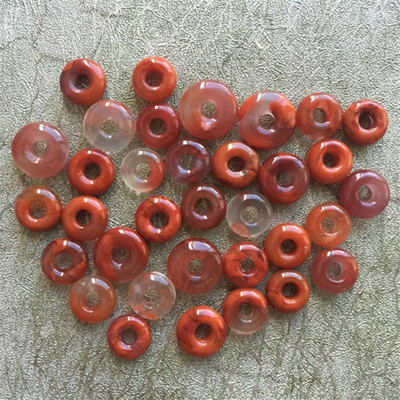 10mm天然川料小环玉石南红玛瑙