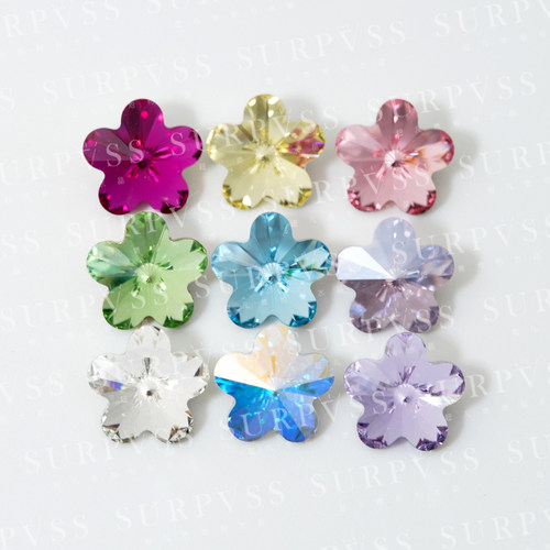 施家水晶4744梅花美甲堆钻