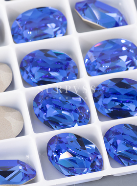 正品奥地利奥钻水晶4120椭圆鸽子蛋14x10mm美甲穿戴甲diy钻饰贴钻