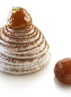 6连蒙布朗模  意大利进口食品级硅胶模silikomart profe ssional