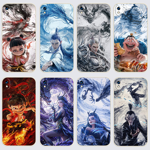 OPPOR9Plus手机壳r9pis哪吒之魔童闹海直边软壳R9PlustmA女0ppr opr硅胶0pp0r9puls防摔保护套全包男潮时尚