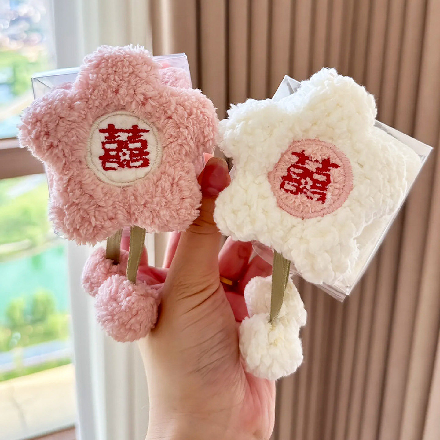 毛巾伴手礼花朵喜字伴郎实用礼物婚庆回礼结婚礼品伴娘单品高档