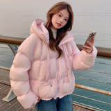 25冬新蕾丝花边设计感三色90绒连帽短款羽绒服170-6807-P385-K568，女装羽绒服，浙宝170