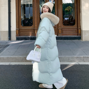 25冬新 大毛领连帽设计感长款羽绒服170-2592-P425-K628图片