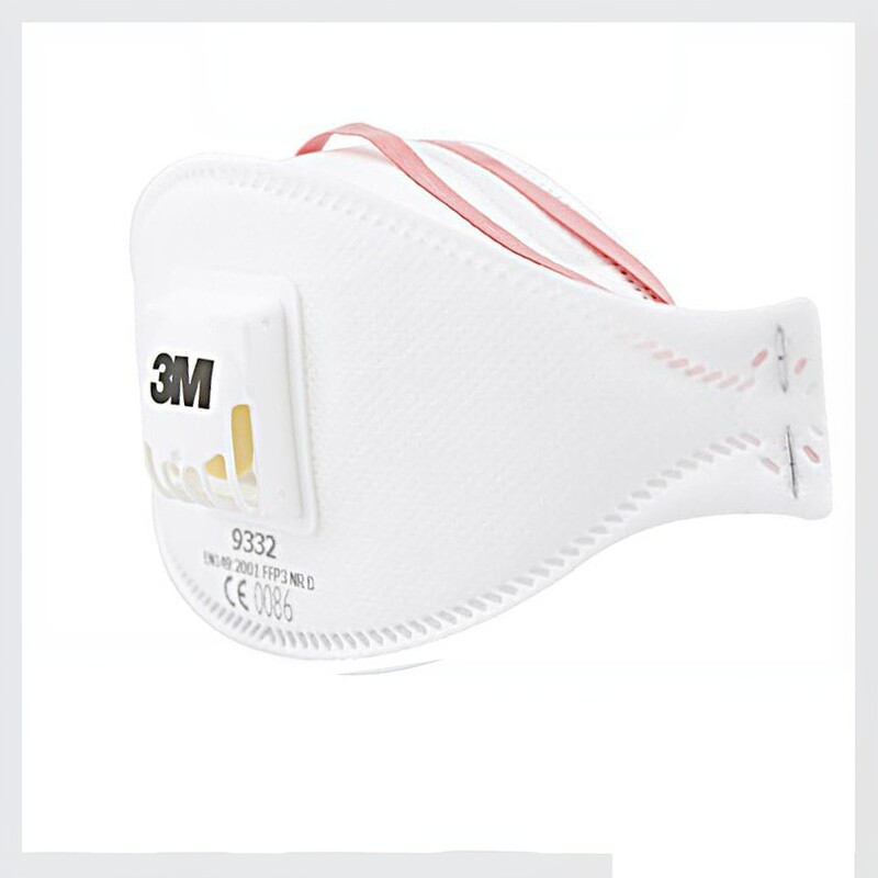 正品3m9332\9322A+FFP3高级别折叠式防尘防雾口罩带阀防雾霾PM2.5