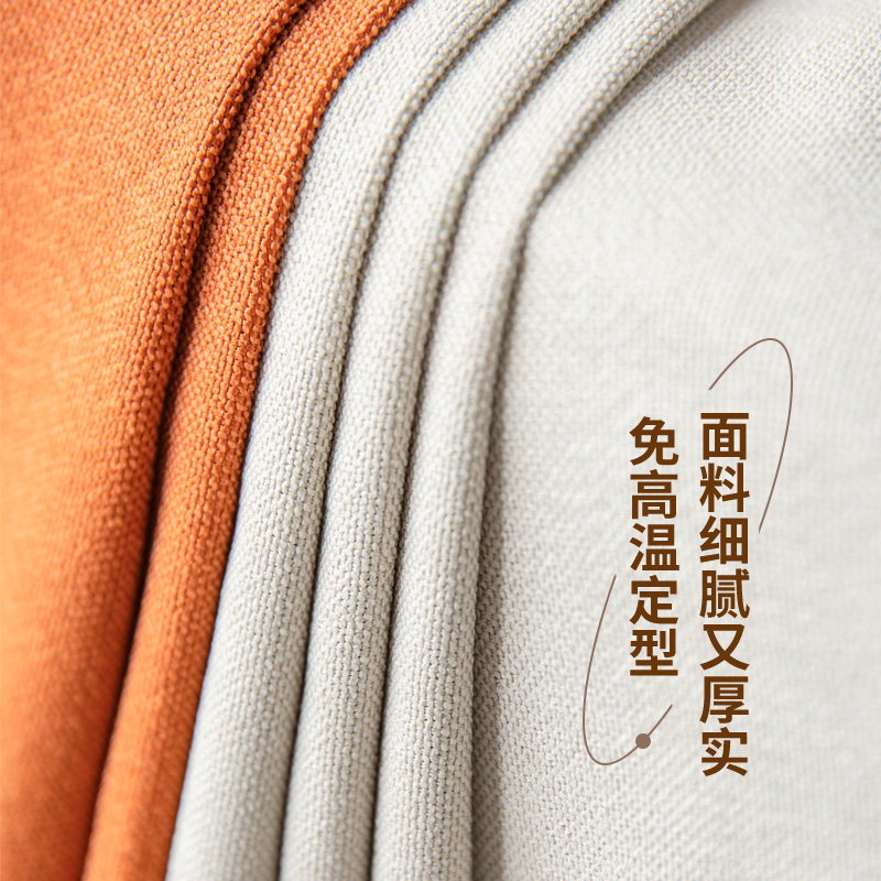 遮光棉麻客厅卧室简约现代窗帘布