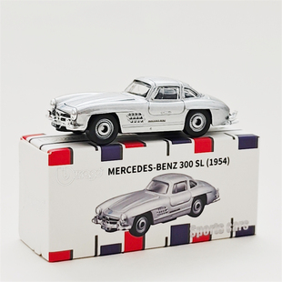 正版授权比美高1:64奔驰300SL合金车模型精品收藏摆件玩具车男孩