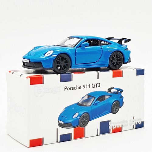 正版授权比美高1/64 保时捷 911 GT3跑车合金车模型精品收藏摆件
