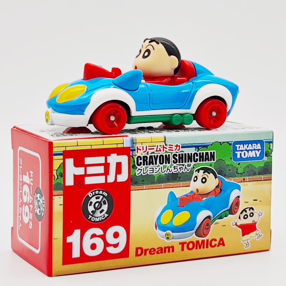 TOMY多美卡169号梦之卡仿真合金小汽车模型玩具车蜡笔小新收藏摆