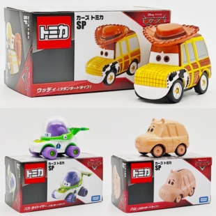 多美卡合金车赛车总动员皮尔斯胡迪巴士光年火腿车小汽车收藏摆件