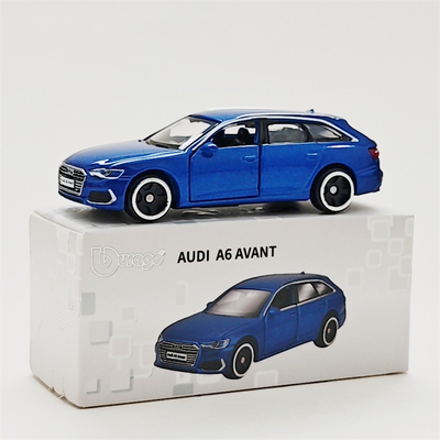 正版授权比美高1:64奥迪A6 AVANT瓦罐 猎装车合金车模型精品收藏
