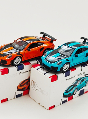 正版授权比美高1:64保时捷911GT2 RS合金车模型精品收藏摆件玩具