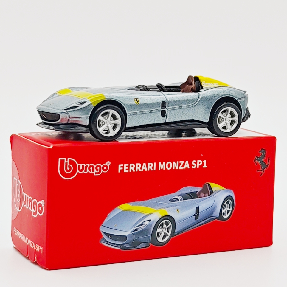 正版授权比美高1:64法拉利Monza SP1复古速度机器合金车模型收藏
