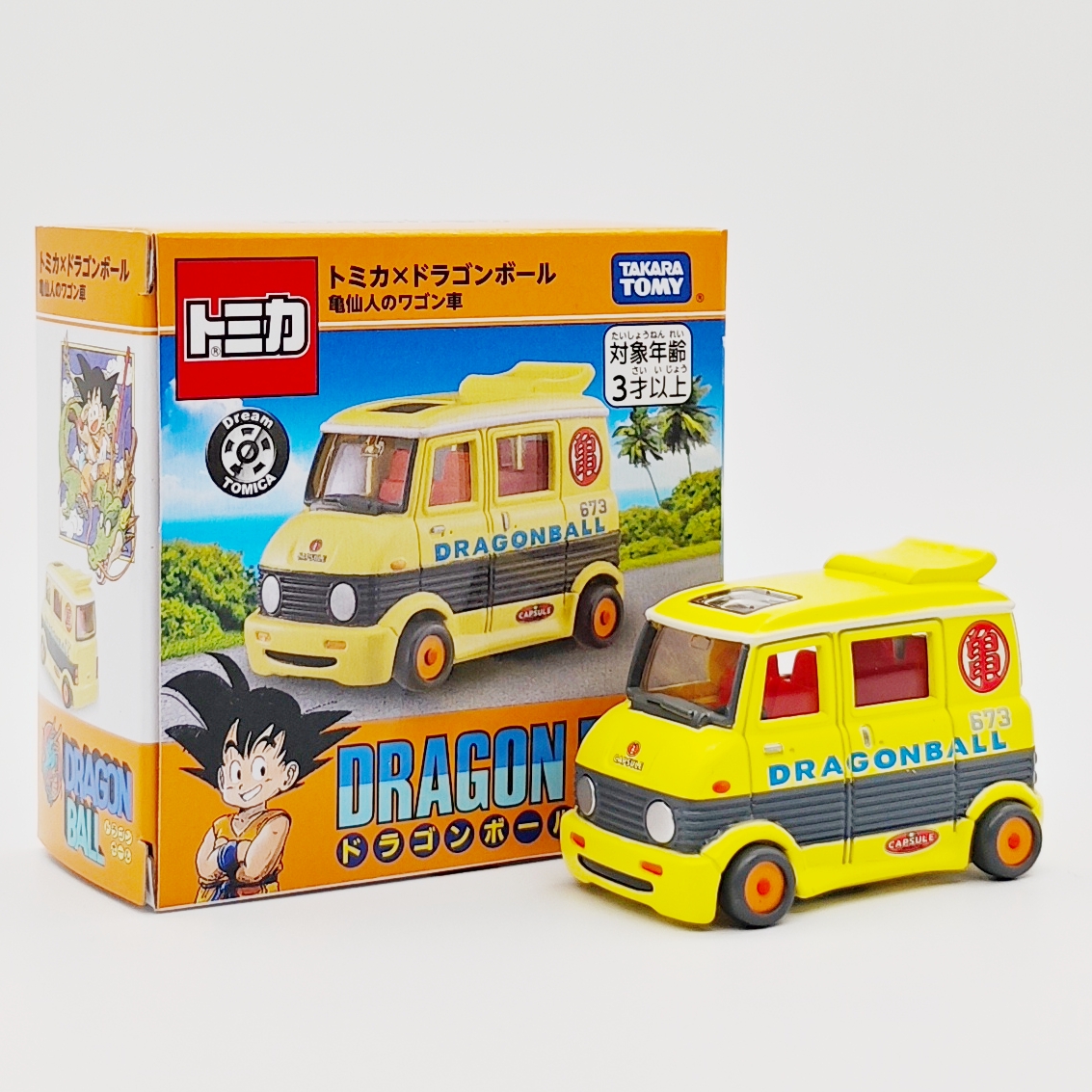 TOMY多美卡IP联名七龙珠龟仙人的旅行车模型合金车收藏摆件