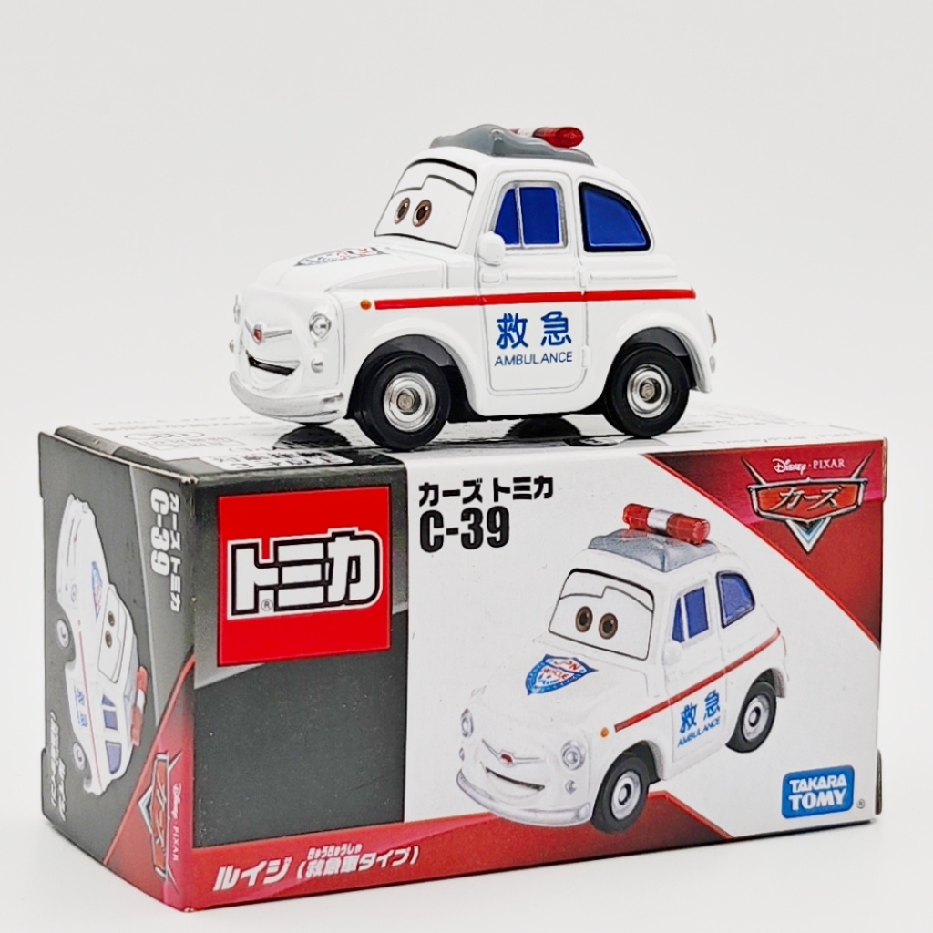 TOMY多美卡赛车总动员卡布急救车小汽车模型合金仿真收藏玩具车