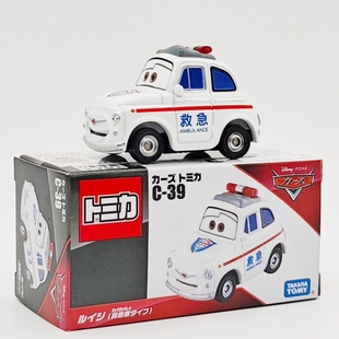 TOMY多美卡赛车总动员卡布急救车小汽车模型合金仿真收藏玩具车