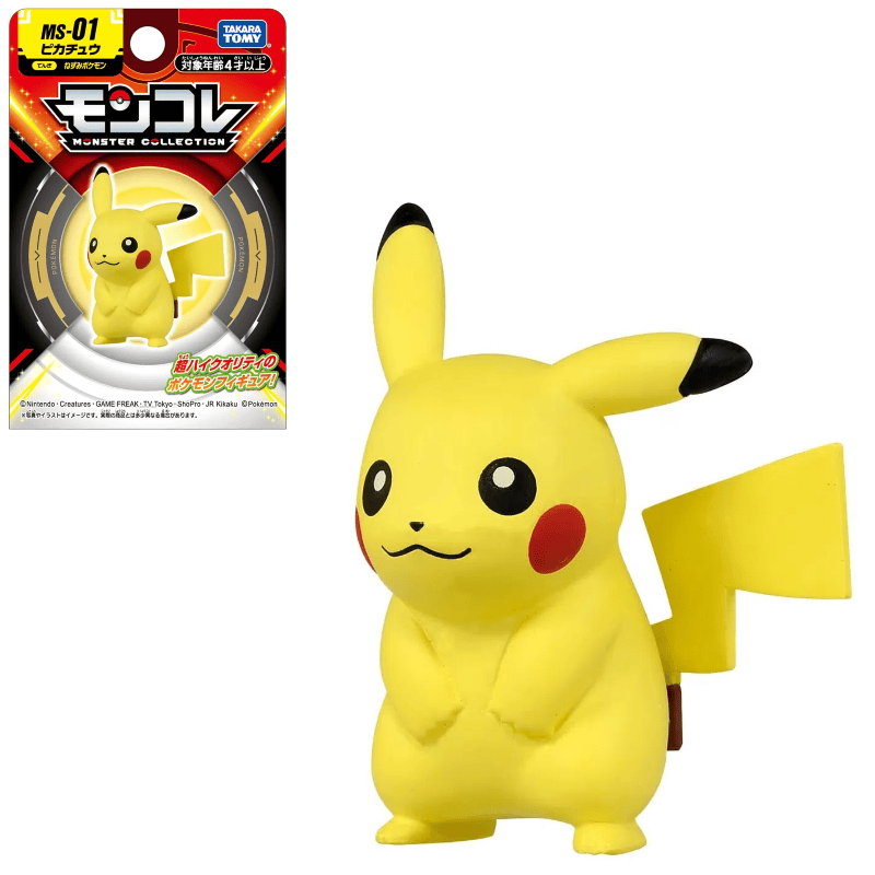 TOMY/多美卡宝可梦神奇宝贝公仔口袋妖怪玩偶皮卡丘手办摆件收藏