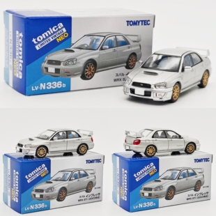 TOMY/多美卡高端收藏 TLV 1/64斯巴鲁WRX STI 仿真合金车模型摆件