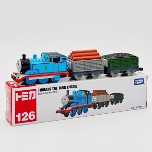 TOMICA多美卡加长款 126号托马斯火车合金车模型男孩收藏摆件礼物