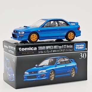 正版多美卡合金车仿真斯巴鲁翼豹WRX模型小汽车男孩玩具车收藏