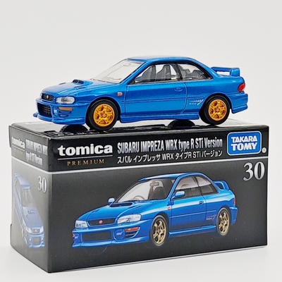 多美卡合金车仿真斯巴鲁翼豹WRX