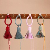5CM半成品挂件配饰藏式 棉穗DIY装 饰吊坠小流苏吊穗钥匙扣挂饰配件