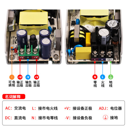 促销12V10A开关电源模块AC-DC恒降稳压直流裸板电源板220V转12V12