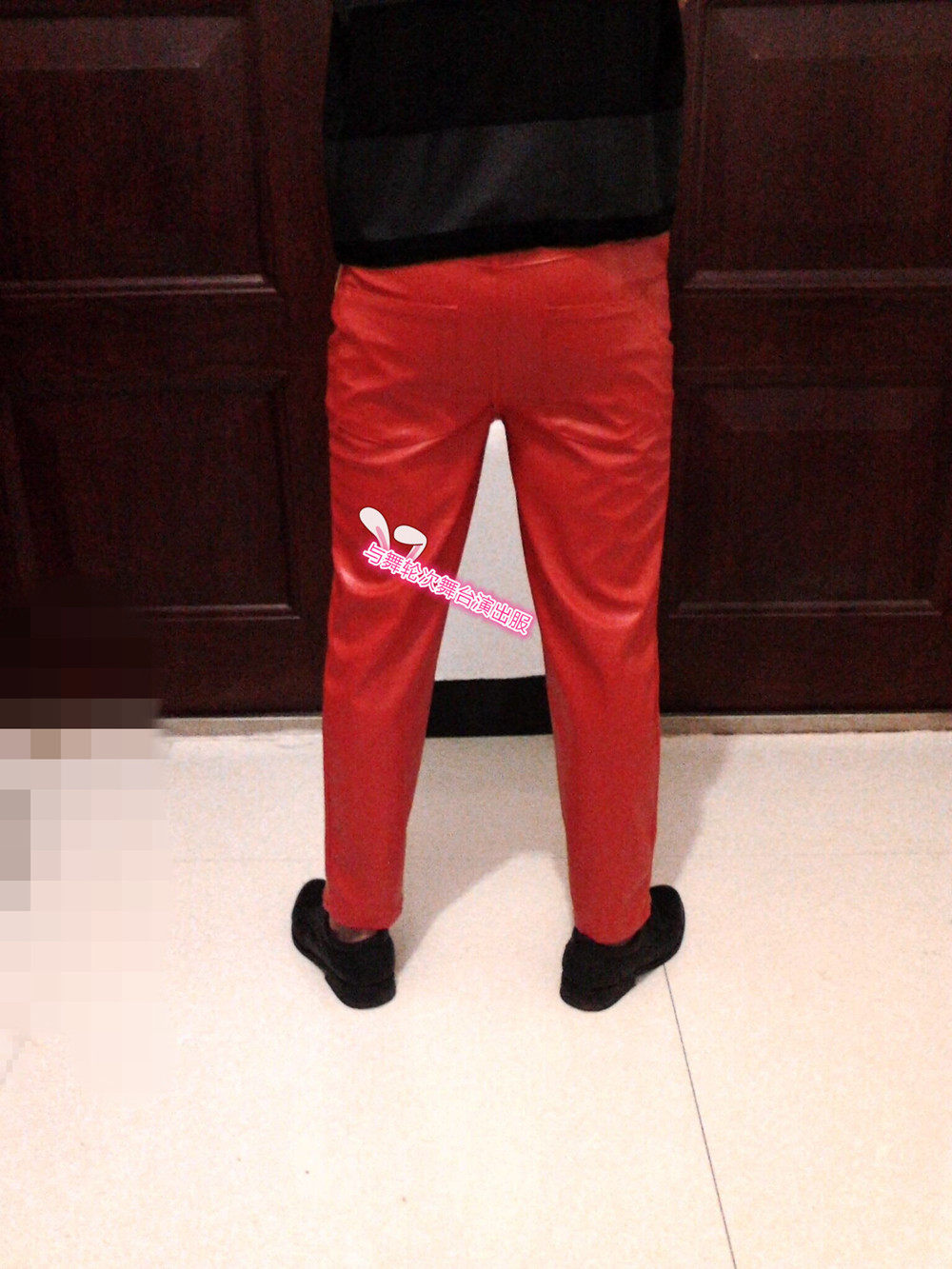 Pantalon cuir homme serré pour adolescent - Ref 1485109 Image 4