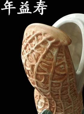 陶瓷摆件延年益寿生日礼品