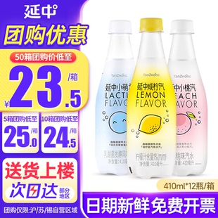上海延中盐汽水咸柠汽410ml*12瓶整箱批发特价咸柠七夏日碳酸饮料