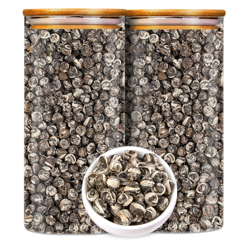 皇记茉莉花茶龙珠浓香型特级绿茶茉莉雪花珠2025新茶叶散装250g