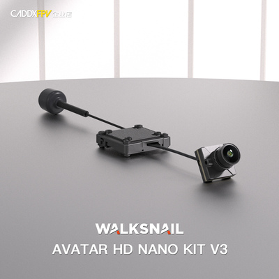 Walksnail阿凡达1-3s高清套装V3原生4：3sensor32G内存500mW图传