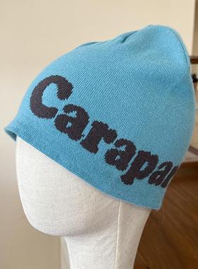 美式潮牌字母提花针织帽男女秋冬保暖时尚套头毛线帽学院风冷帽