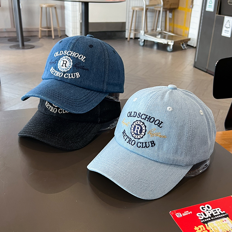 逛街美式男女牛仔布棒球帽