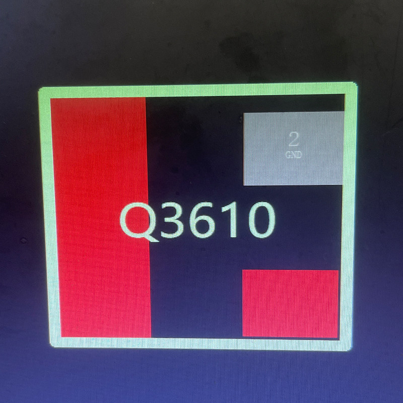 IPAD PRO3 2018 MOS管 Q3610三角供电管