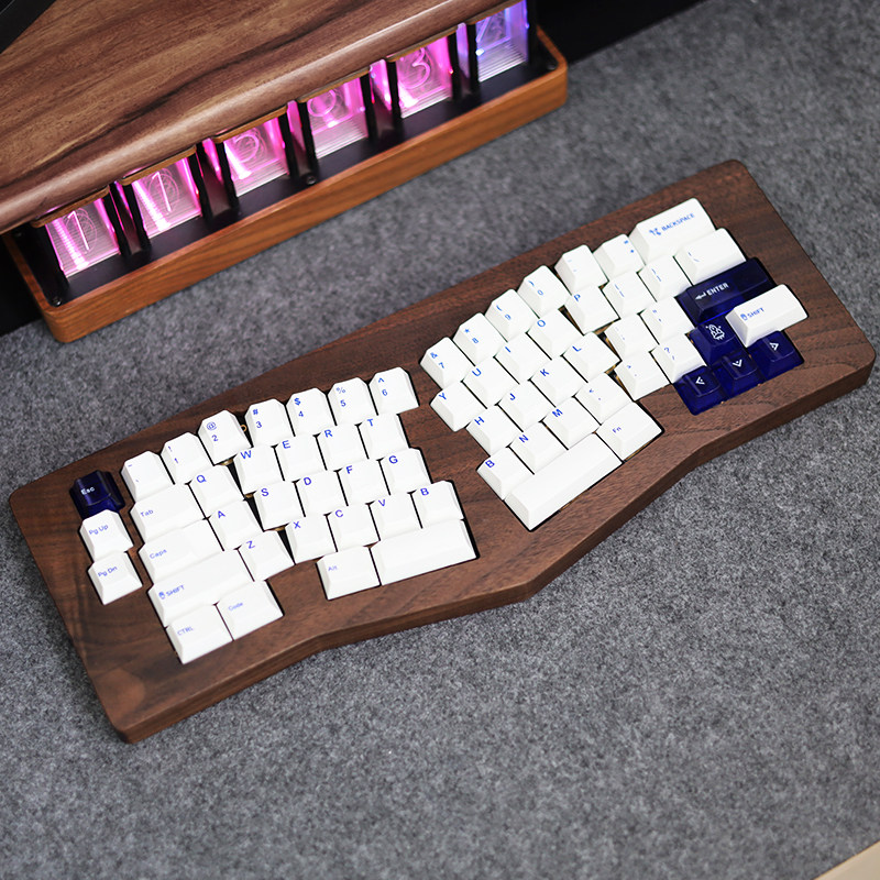 GX67 Alice人体工学客制化机械键盘spring系列QMK/VIA自定义键位